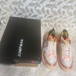 Jump Pink and Orange Sneakers with Chunky Silhouette